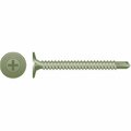 Strong-Point 8-18 x 1.62 in. Phillips Wafer Head Screw with Nibs Ruspert Coated, 4PK CB815